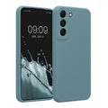 kwmobile Handyhülle kompatibel mit Samsung Galaxy S22 Hülle - gummierte Handy Case aus Silikon in Arctic Night Arctic Night  