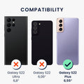 kwmobile Hülle kompatibel mit Samsung Galaxy S22 Plus - Hülle Silikon gummiert - Handyhülle - Handy Case