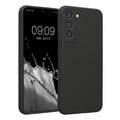 kwmobile Handyhülle kompatibel mit Samsung Galaxy S22 Plus Hülle - gummierte Handy Case aus Silikon in Dunkelgrau Dunkelgrau  