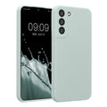 kwmobile Handyhülle kompatibel mit Samsung Galaxy S22 Plus Hülle - gummierte Handy Case aus Silikon in Cool Mint Cool Mint  