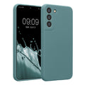 kwmobile Handyhülle kompatibel mit Samsung Galaxy S22 Plus Hülle - gummierte Handy Case aus Silikon in Arctic Night Arctic Night  