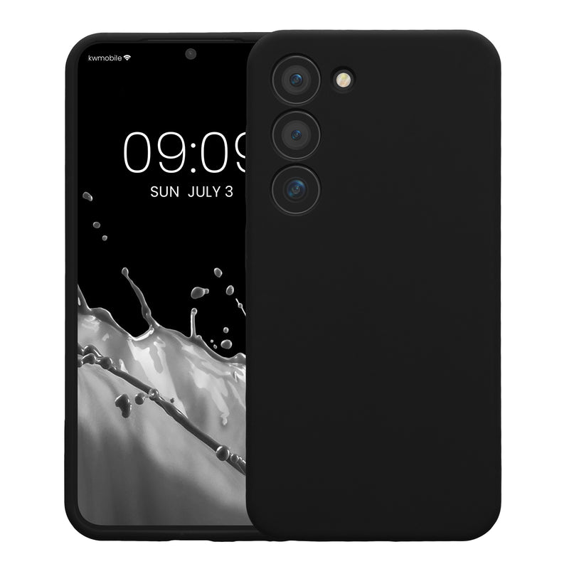 kwmobile Handyhülle für Samsung Galaxy S23 Hülle - gummierte Handy Silikon Case für Galaxy S23 - Schutzhülle Cover