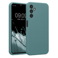 kwmobile Handyhülle kompatibel mit Samsung Galaxy A14 5G Hülle - gummierte Handy Case aus Silikon in Arctic Night Arctic Night  