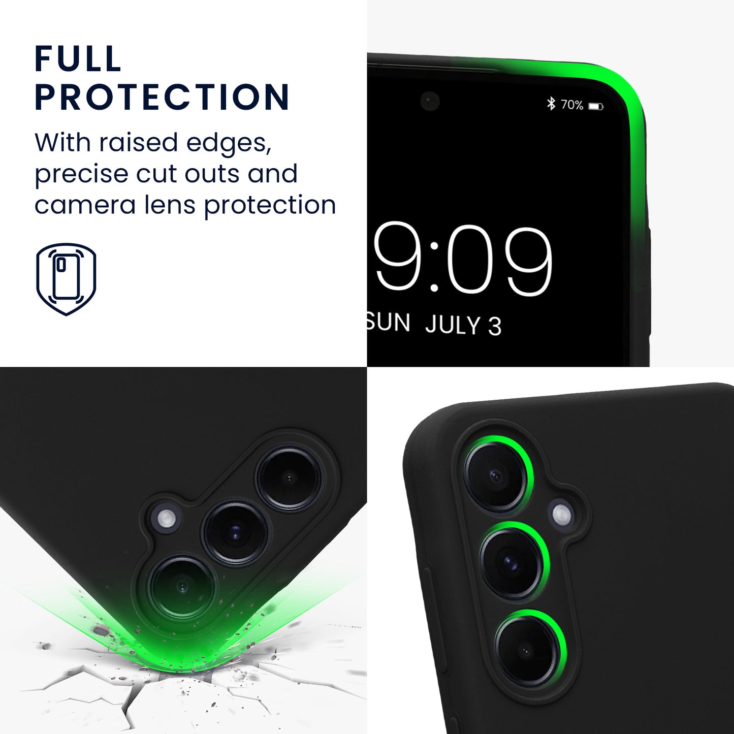 kwmobile Hülle kompatibel mit Samsung Galaxy A55 5G - Handyhülle - Handy Case