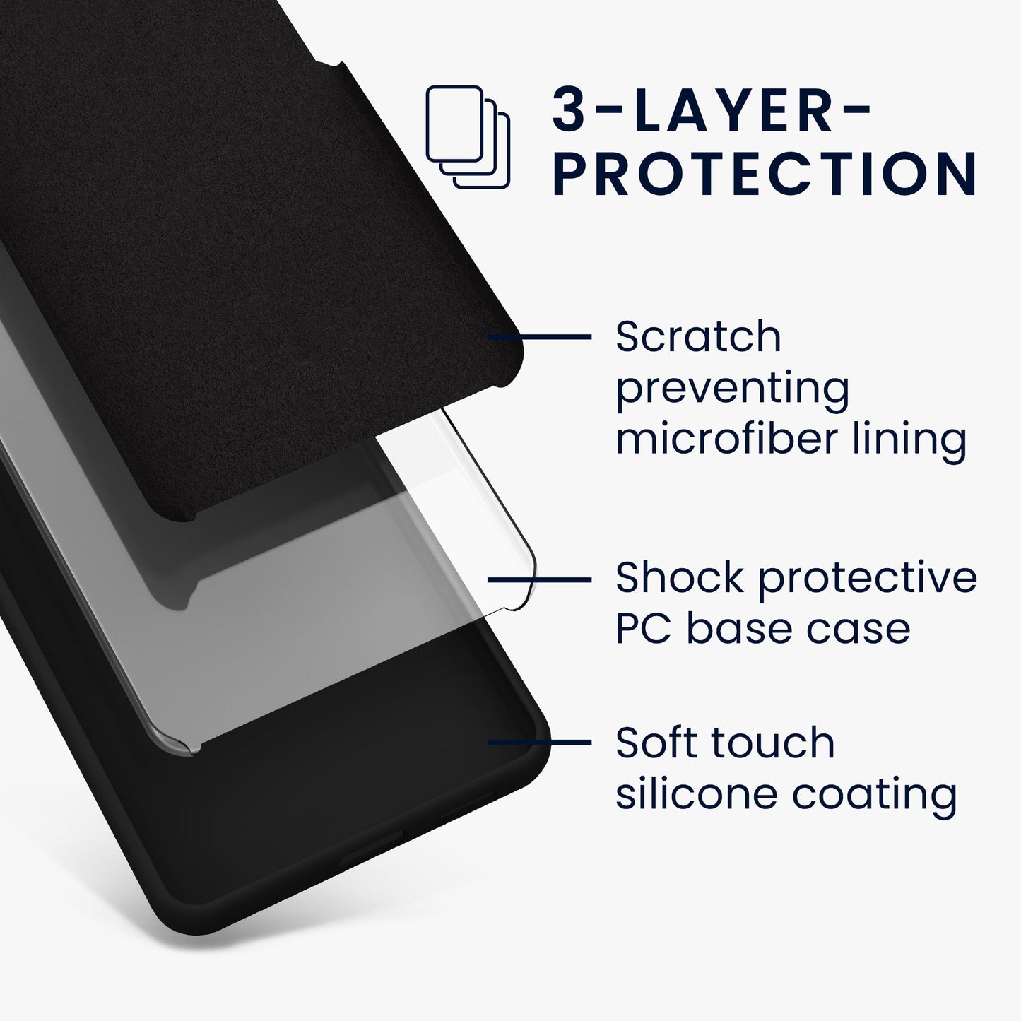 kwmobile Handyhülle für Samsung Galaxy A56 5G Hülle - Case - Kabelloses Laden - Schutzhülle Cover