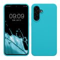 kwmobile Hülle kompatibel mit Samsung Galaxy A56 5G Hülle - Silikon Handy Case - Handyhülle weiche Oberfläche - kabelloses Laden - Cool Glacier Cool Glacier  