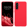 kwmobile Hülle kompatibel mit Samsung Galaxy A56 5G Hülle - weiches TPU Silikon Case - Cover geeignet für kabelloses Laden - Neon Pink Neon Pink  