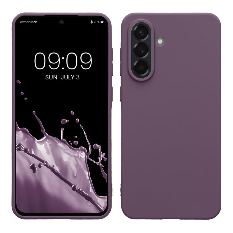 kwmobile Hülle kompatibel mit Samsung Galaxy A56 5G Hülle - weiches TPU Silikon Case - Cover geeignet für kabelloses Laden - Helle Iris Helle Iris  