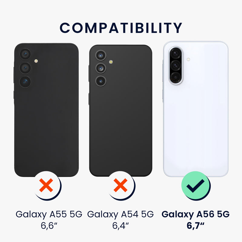 6x Folie kristallklar für Samsung Galaxy A56 5G