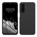 kwmobile Hülle kompatibel mit Samsung Galaxy A26 5G Hülle - Silikon Handy Case - Handyhülle weiche Oberfläche - kabelloses Laden - Dunkelgrau Dunkelgrau  
