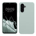 kwmobile Hülle kompatibel mit Samsung Galaxy A26 5G Hülle - Silikon Handy Case - Handyhülle weiche Oberfläche - kabelloses Laden - Cool Mint Cool Mint  