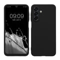 kwmobile Hülle kompatibel mit Samsung Galaxy A26 5G Hülle - weiches TPU Silikon Case - Cover geeignet für kabelloses Laden - Schwarz Schwarz  