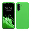 kwmobile Hülle kompatibel mit Samsung Galaxy A26 5G Hülle - weiches TPU Silikon Case - Cover geeignet für kabelloses Laden - Limettengrün Limettengrün  