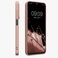 kwmobile Handyhülle für Samsung Galaxy A26 5G Hülle - Silikon Case metallisch schimmernd - Schutzhülle Cover