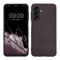 kwmobile Case kompatibel mit Samsung Galaxy A26 5G Hülle - Schutzhülle aus Silikon metallisch schimmernd - Handyhülle Metallic Brombeere Metallic Brombeere  
