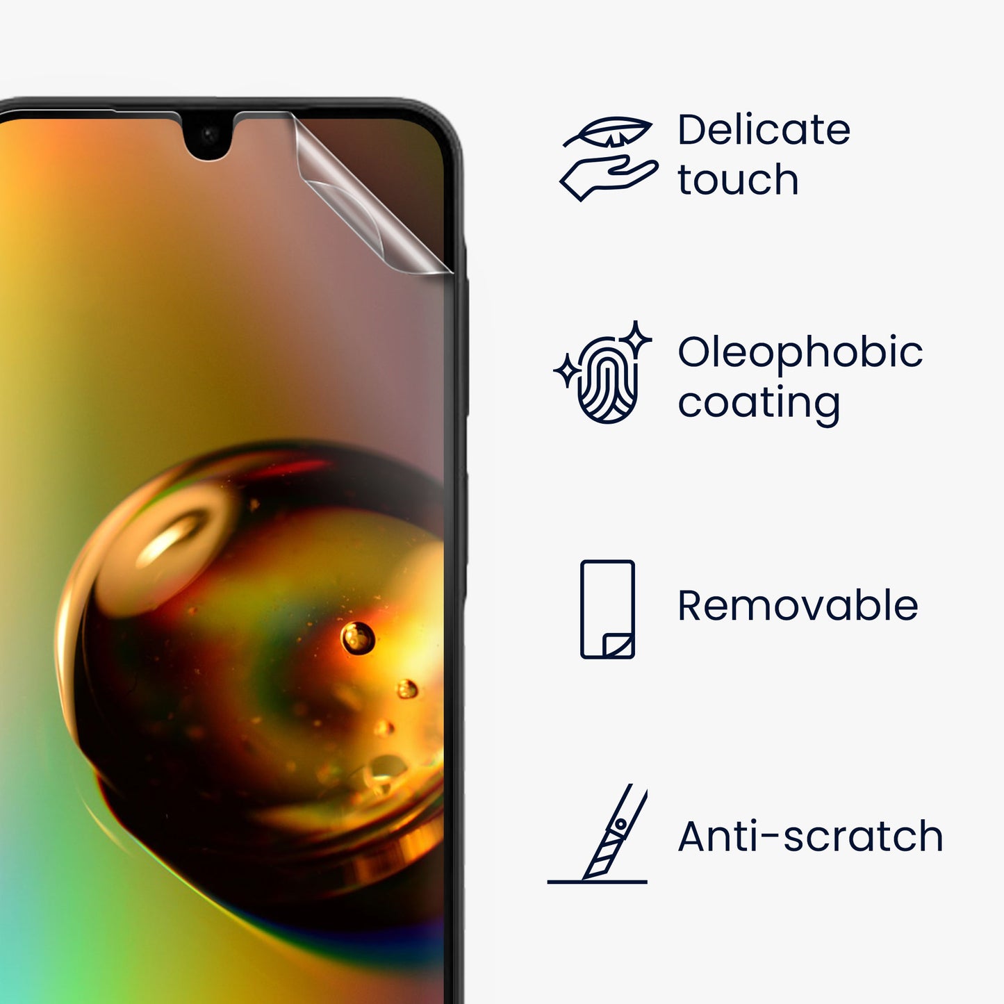 6x Folie kristallklar für Samsung Galaxy A26 5G