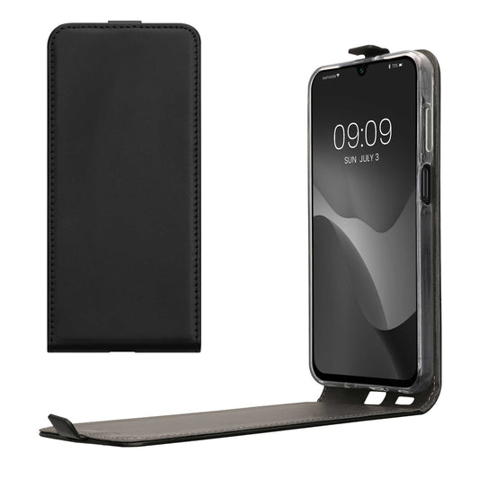 kwmobile Schutzhülle kompatibel mit Samsung Galaxy A26 5G - Hülle Handy - Flip Case Handyhülle Schwarz Schwarz  