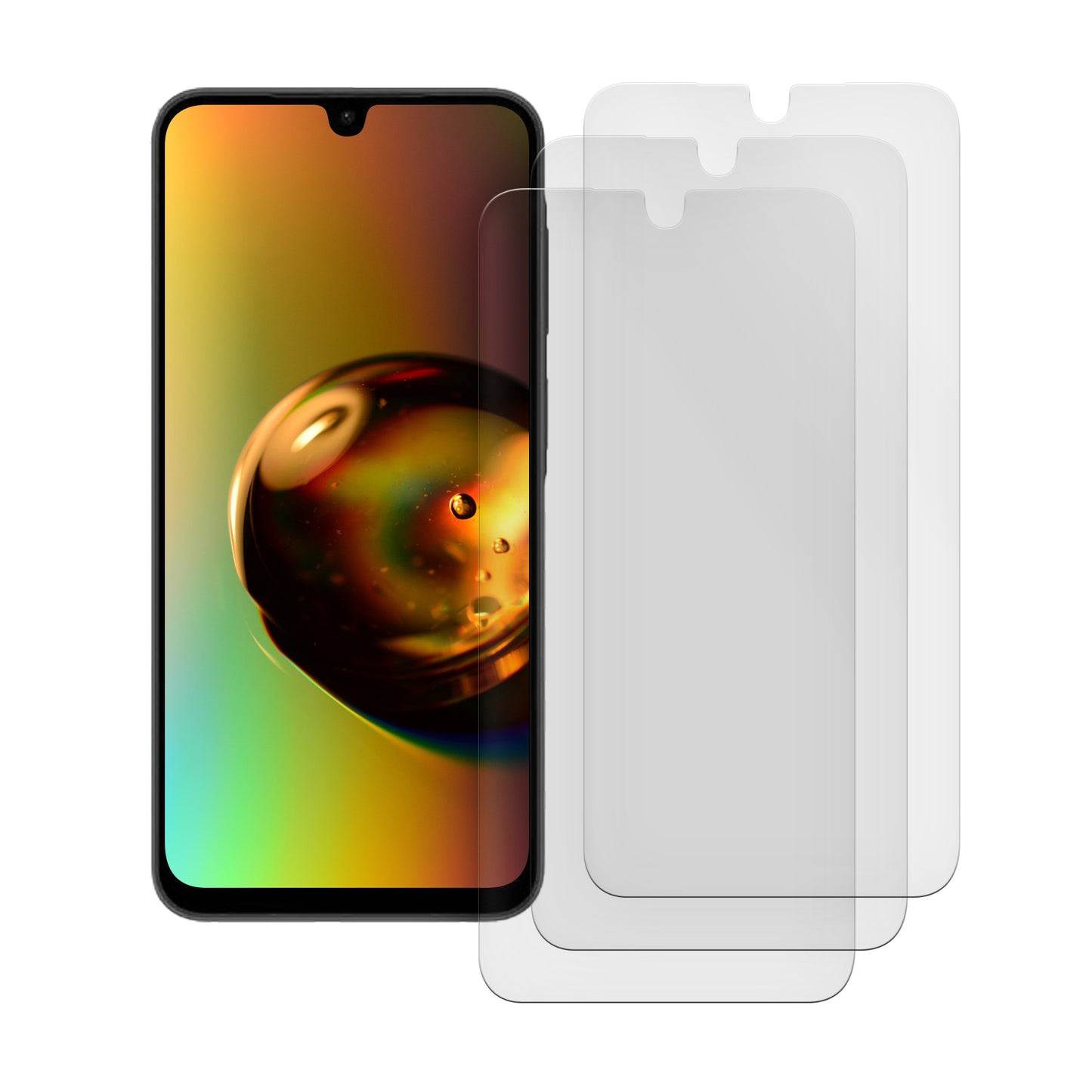 3x Displayschutzfolie matt kompatibel mit Samsung Galaxy A26 5G