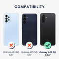 3x Displayschutzfolie matt kompatibel mit Samsung Galaxy A26 5G