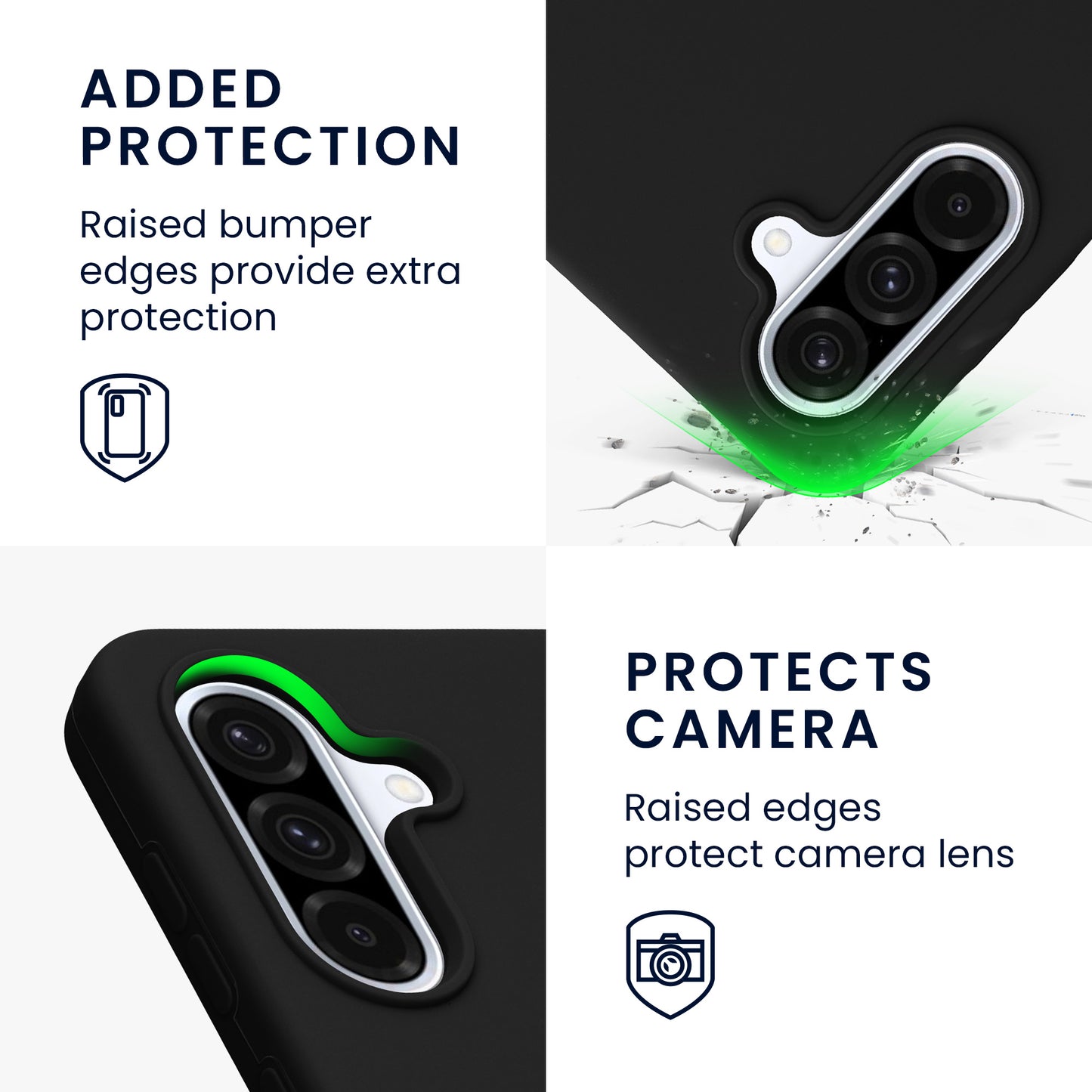 kwmobile Handyhülle für Samsung Galaxy A36 5G Hülle - Case Silikon - Kabelloses Laden - Schutzhülle Cover