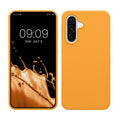 kwmobile Hülle kompatibel mit Samsung Galaxy A36 5G Hülle - Silikon Handy Case - Handyhülle weiche Oberfläche - kabelloses Laden - Fruity Orange Fruity Orange  