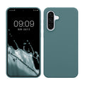 kwmobile Hülle kompatibel mit Samsung Galaxy A36 5G Hülle - Silikon Handy Case - Handyhülle weiche Oberfläche - kabelloses Laden - Arctic Night Arctic Night  