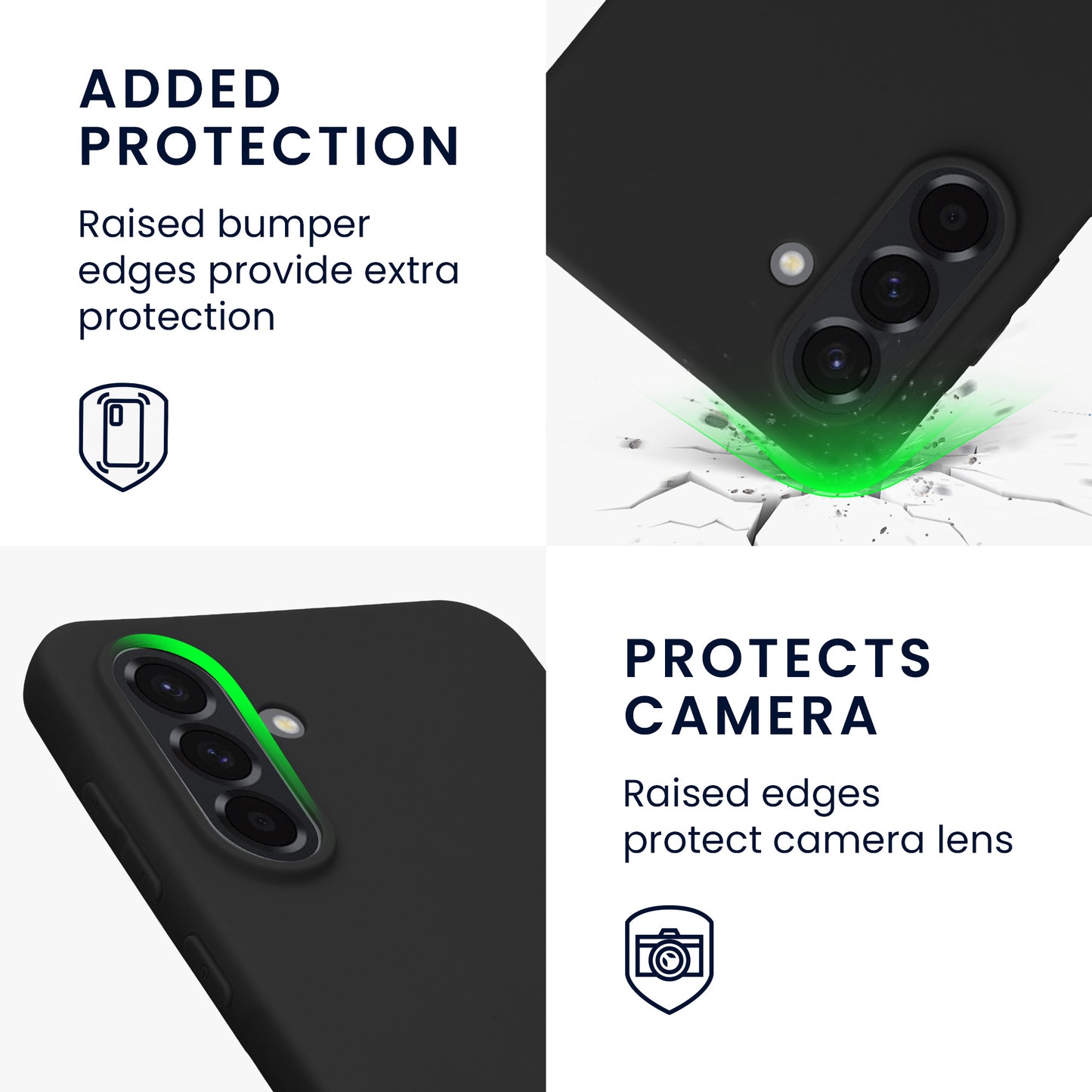 kwmobile Handyhülle für Samsung Galaxy A36 5G Hülle Cover Kabelloses Laden Schutzhülle