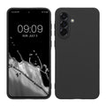 kwmobile Hülle kompatibel mit Samsung Galaxy A36 5G Hülle - weiches TPU Silikon Case - Cover geeignet für kabelloses Laden - Dunkelgrau Dunkelgrau  