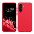 kwmobile Hülle kompatibel mit Samsung Galaxy A36 5G Hülle - weiches TPU Silikon Case - Cover geeignet für kabelloses Laden - Neon Pink Neon Pink  