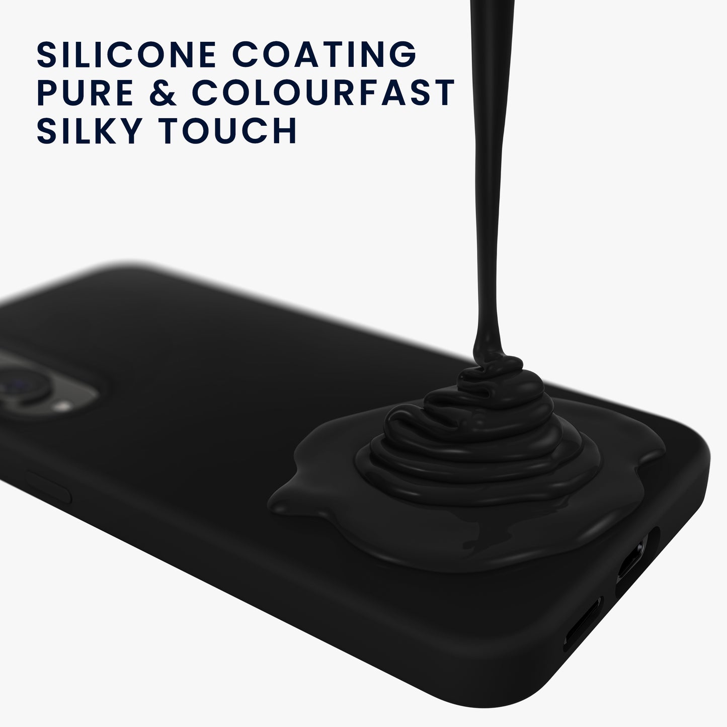 kwmobile Handyhülle für Samsung Galaxy S25 Edge Hülle - Case Silikon - Kabelloses Laden - Schutzhülle Cover