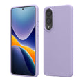 kwmobile Hülle kompatibel mit Samsung Galaxy S25 Edge Hülle - Silikon Handy Case - Handyhülle weiche Oberfläche - kabelloses Laden - Lavendel Lavendel  