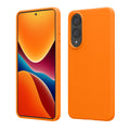 kwmobile Hülle kompatibel mit Samsung Galaxy S25 Edge Hülle - Silikon Handy Case - Handyhülle weiche Oberfläche - kabelloses Laden - Fruity Orange Fruity Orange  