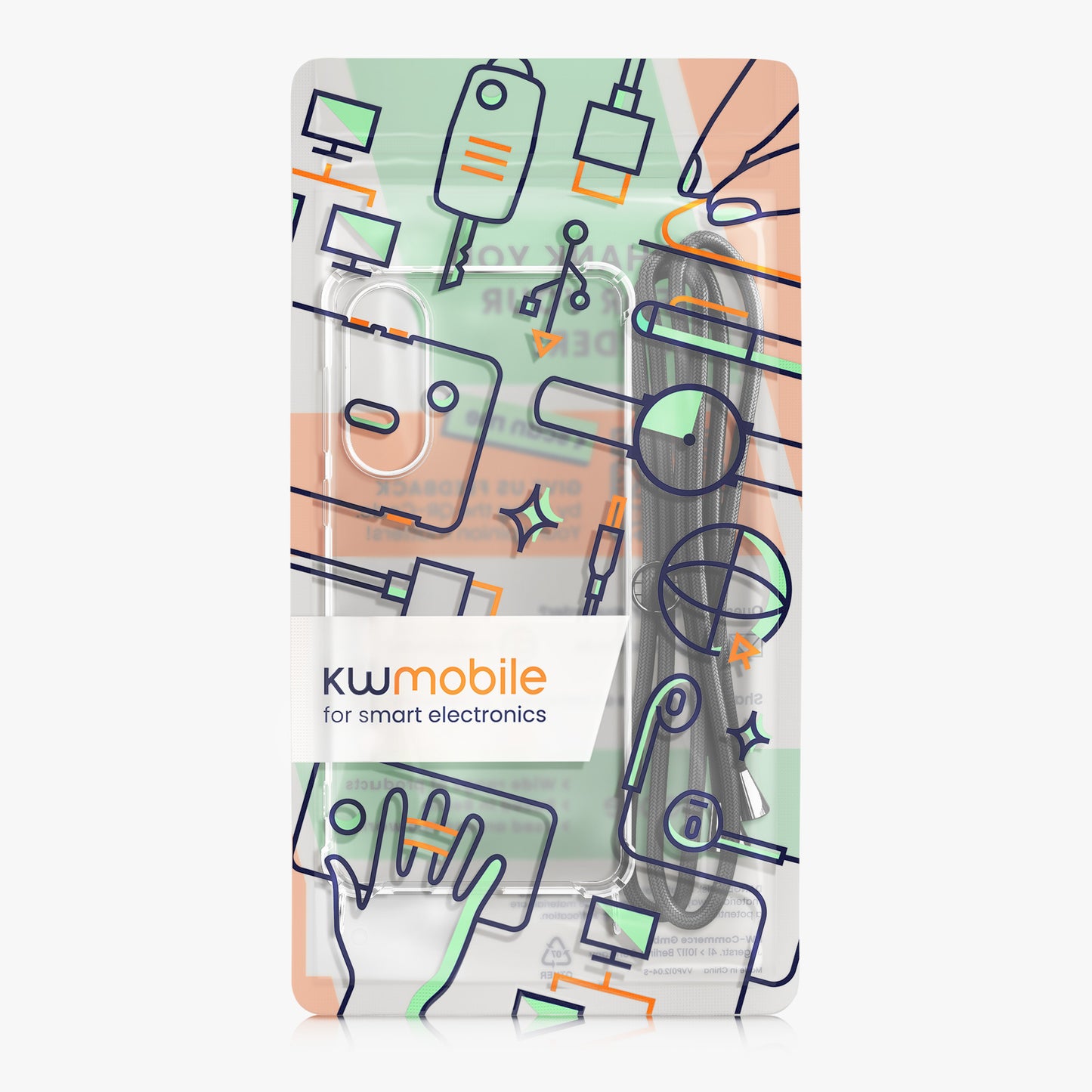 kwmobile Necklace Case kompatibel mit Samsung Galaxy S25 Edge Hülle