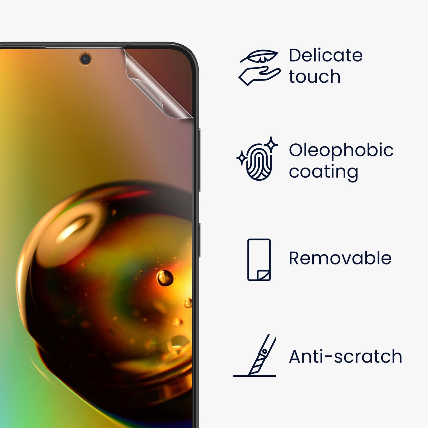 3x Folie kristallklar für Samsung Galaxy S25 Edge