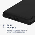 kwmobile Schutzhülle kompatibel mit Samsung Galaxy S25 Edge - Flip Case Handyhülle