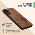 kwmobile Hülle kompatibel mit Samsung Galaxy A16 5G Handy Cover TPU Handyhülle Kompass Vintage