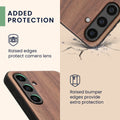 kwmobile Hülle kompatibel mit Samsung Galaxy S24 FE Hülle - Handy Cover - TPU Handyhülle Kompass Vintage