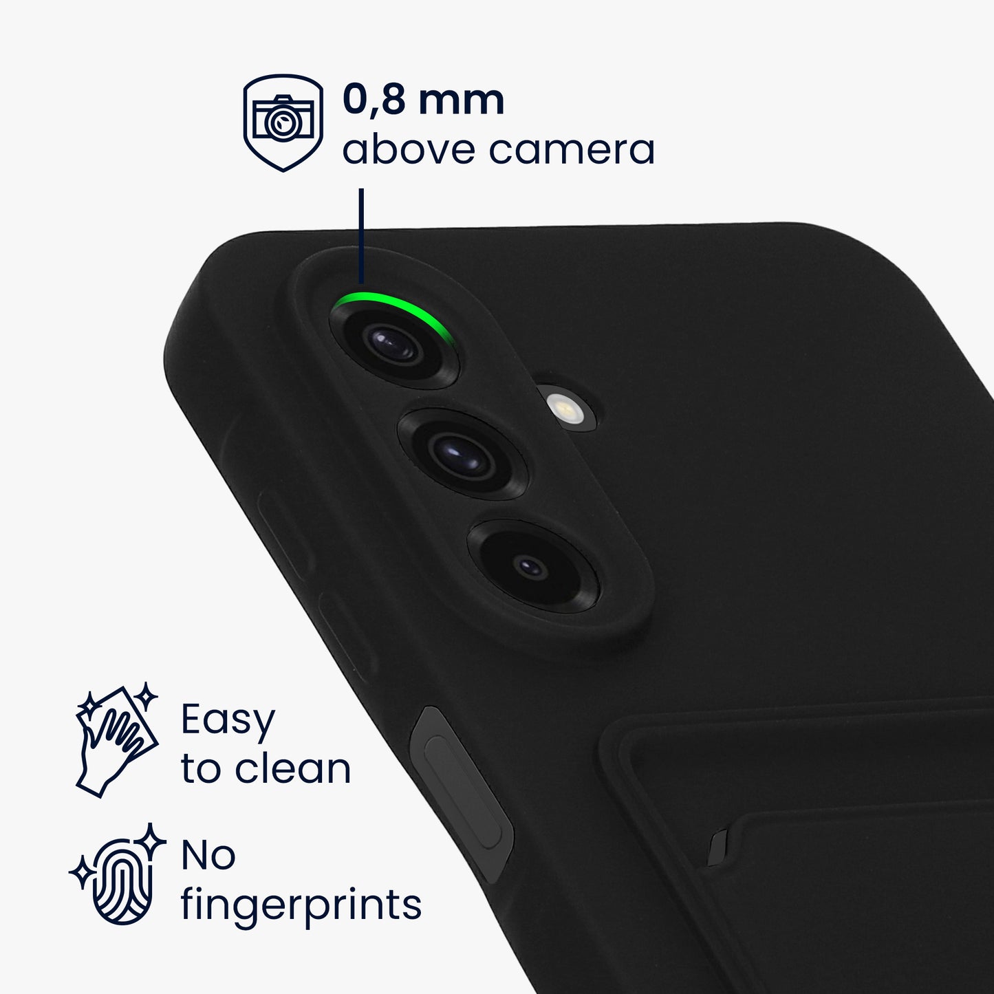 kwmobile Handyhülle kompatibel mit Samsung Galaxy A26 5G Hülle - Handy Cover mit Fach für Karten