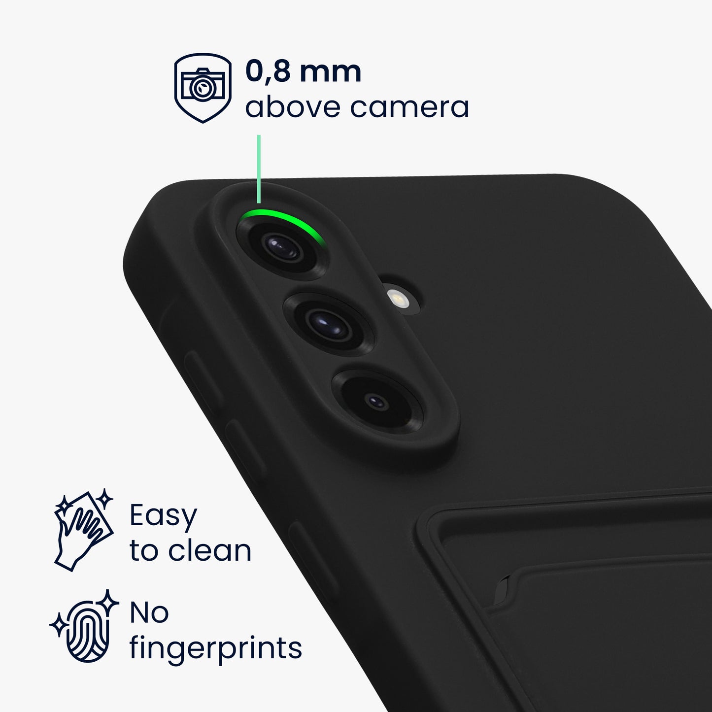 kwmobile Handyhülle kompatibel mit Samsung Galaxy A56 5G Hülle mit Fach für Karten