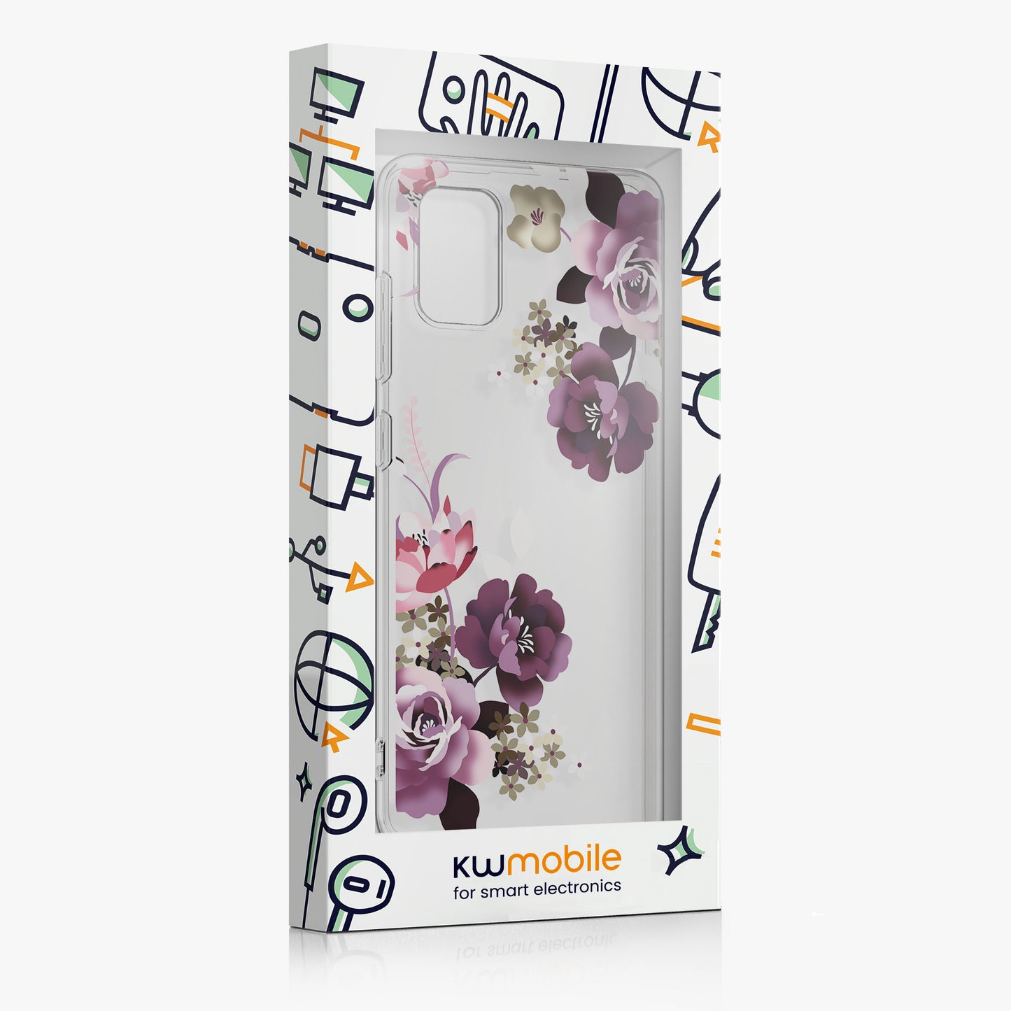 kwmobile Hülle kompatibel mit Samsung Galaxy A51 Handyhülle Silikon Case transparent Mit Glas Schutzfolie