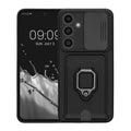 kwmobile Handyhülle kompatibel mit Samsung Galaxy S24 FE Softcase mit Kameraschutz Kartenfach