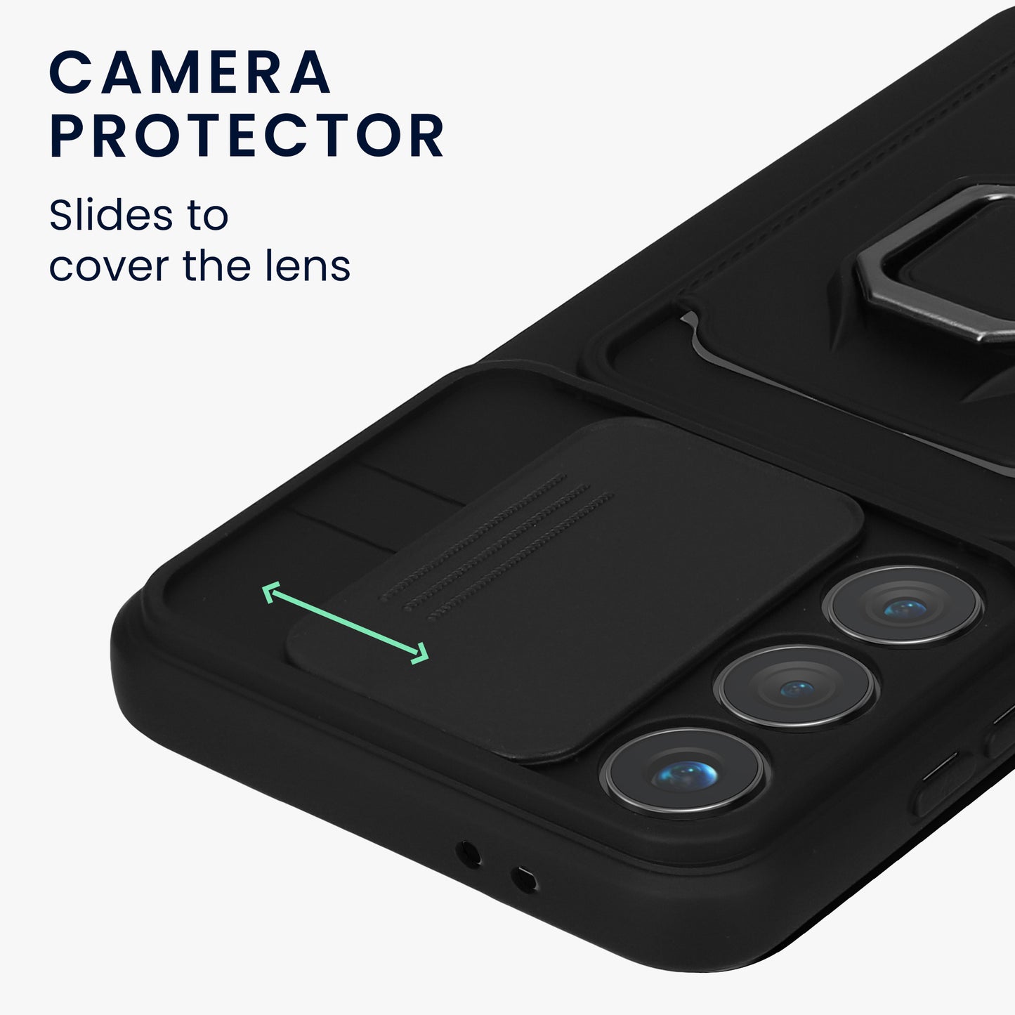 kwmobile Handyhülle kompatibel mit Samsung Galaxy S24 FE Softcase mit Kameraschutz Kartenfach