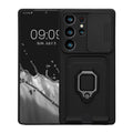 kwmobile Handyhülle kompatibel mit Samsung Galaxy S25 Ultra - Softcase mit Kameraschutz - Kartenfach