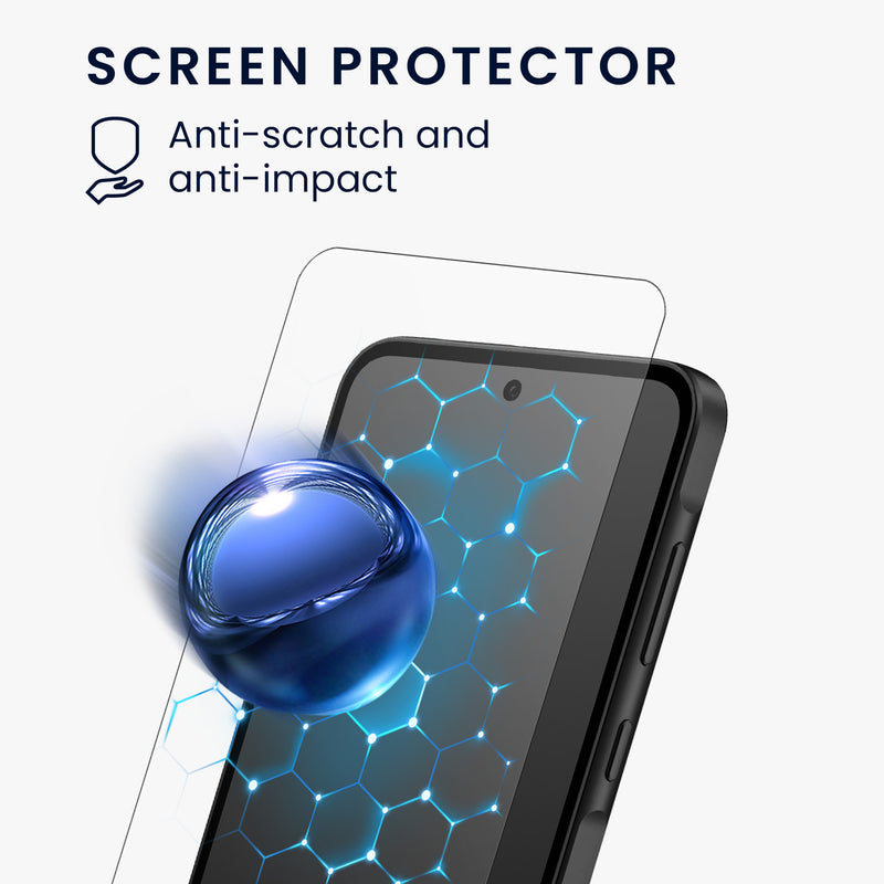 kwmobile Kunstleder Handyhülle kompatibel mit Samsung Galaxy A55 5G Hülle Brieftaschen Schutzhülle aus PU-Leder mit Displayschutz und RFID-Schutz