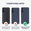 kwmobile Kunstleder Handyhülle kompatibel mit Samsung Galaxy A16 5G Hülle - Brieftaschen Schutzhülle aus PU-Leder mit Displayschutz und RFID-Schutz