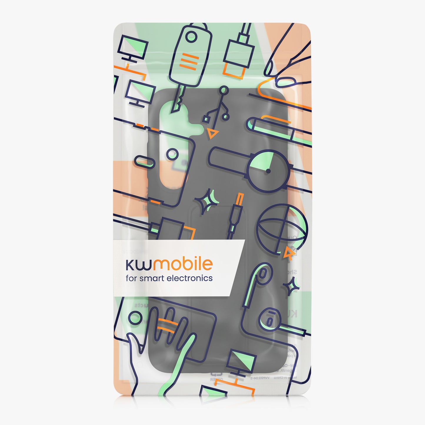 kwmobile Handyhülle für Samsung Galaxy S24 Plus Hülle Fingerhalter und Stand Schutzhülle Cover
