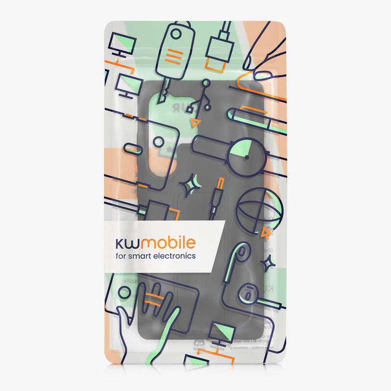 kwmobile Handyhülle für Samsung Galaxy S25 Ultra Hülle Fingerhalter und Stand Schutzhülle Cover