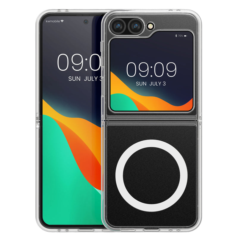 kwmobile Crystal Hülle kompatibel mit Samsung Galaxy Z Flip5