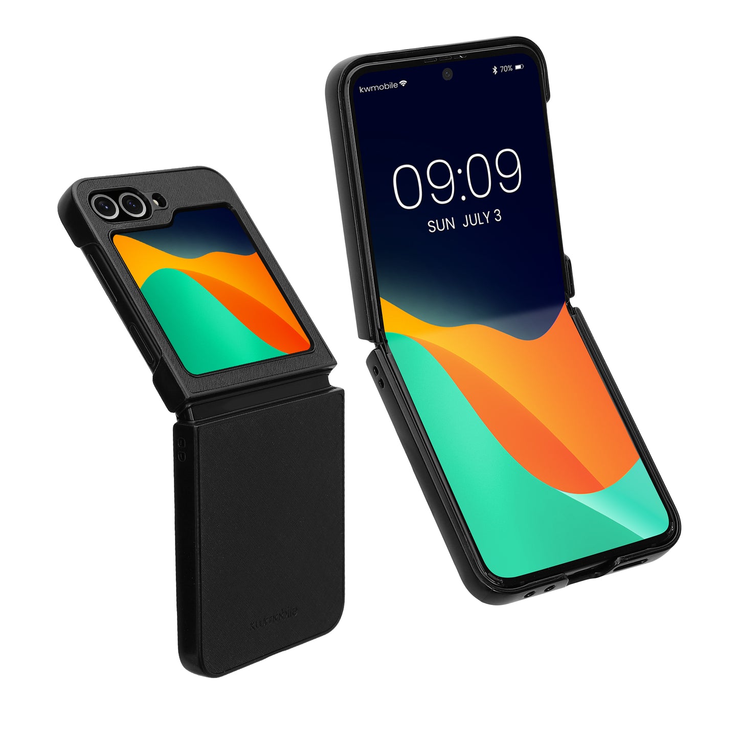 kwmobile Flip Hardcase kompatibel mit Samsung Galaxy Z Flip6 - Hülle für Foldable Handy - Handyhülle