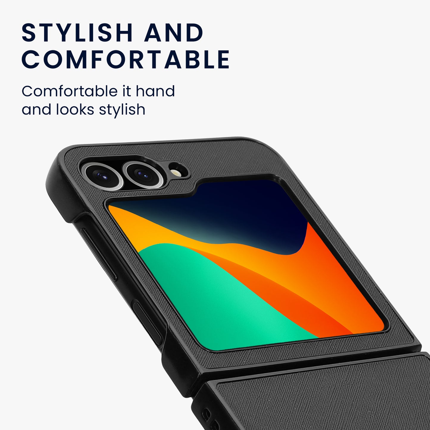 kwmobile Flip Hardcase kompatibel mit Samsung Galaxy Z Flip6 - Hülle für Foldable Handy - Handyhülle